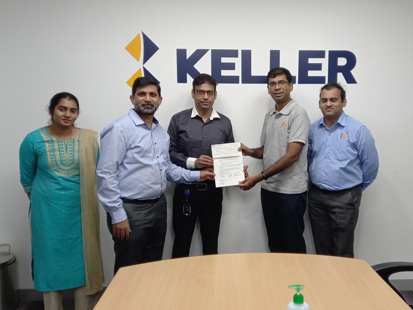 Keller team announcing Bhumi partnership