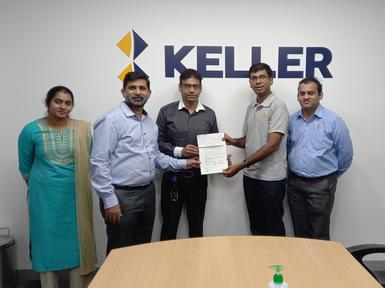 Keller team announcing Bhumi partnership