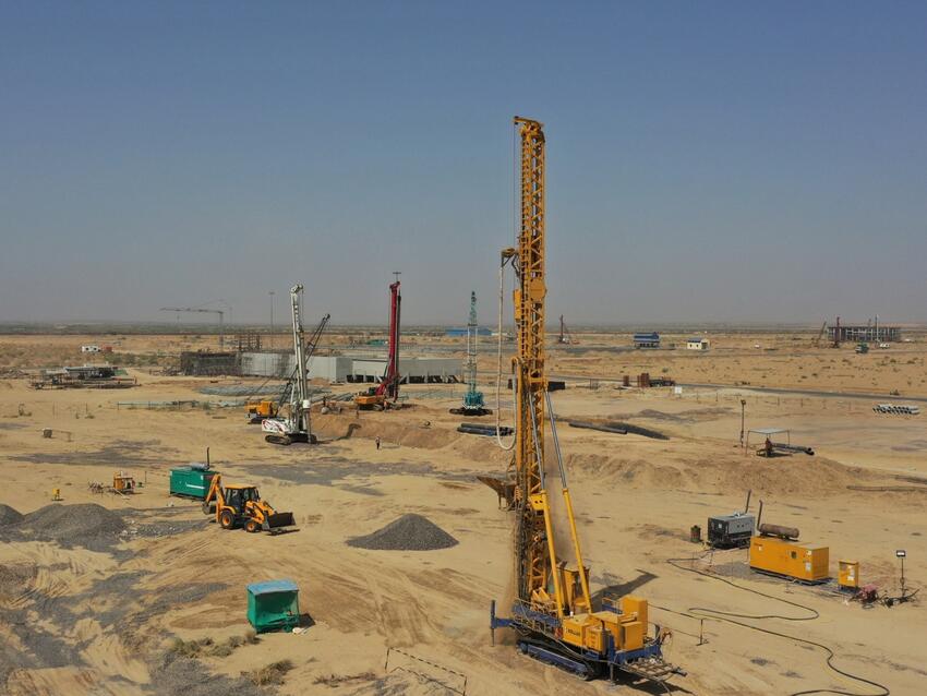 Keller rigs on site in Rajastan